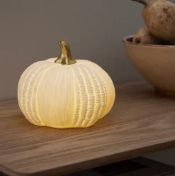 Pumpkin græskar med lys, Julepynt Med Lys