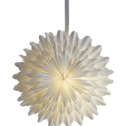 Sale Snow julestjerne med lys, 50 cm, hvid Julestjerner Med Lys