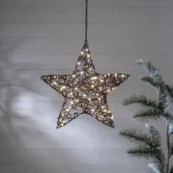 Discount Vicke stjerne med lys, 40 cm Julepynt Med Lys