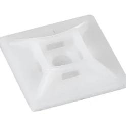 Online 100 stk ABB sokkel til kabelstrips, hvid Kabelstrips