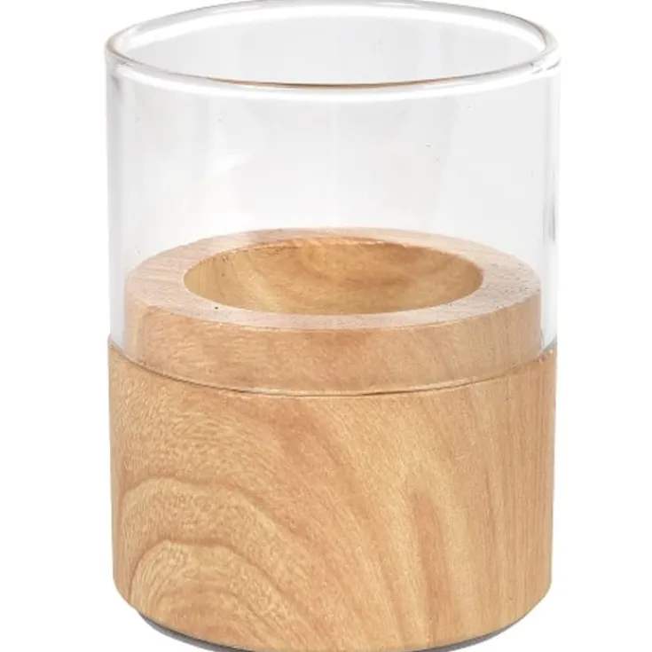 New 10 stk Neat lysestage, lyst træ Bordlamper