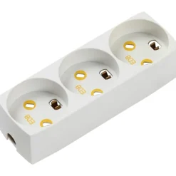 Discount 5 stk EDB stikdåse med 3 udtag u/ledning Stikdåser
