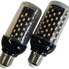 10 stk Firelamp E27 flammepære, 2700K, 3W Led Pærer
