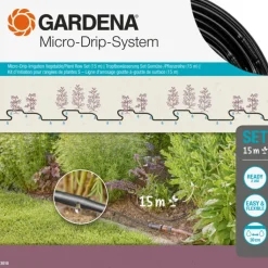 Discount 3 stk micro-drip hæk-/busksæt, 25 m Vandingssystemer