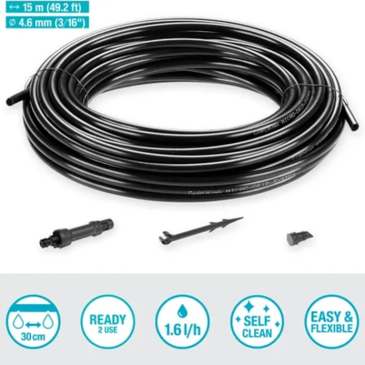 Discount 4 stk micro-drip 15 m2 Vandingssystemer