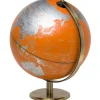Outlet 2 stk Globus med lys, orange Globus Med Lys