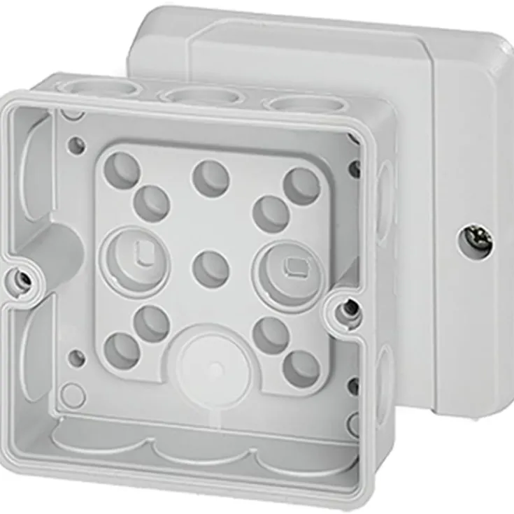 Discount 5 stk DE9320 membrandåse, 88x88 mm, Samledåser