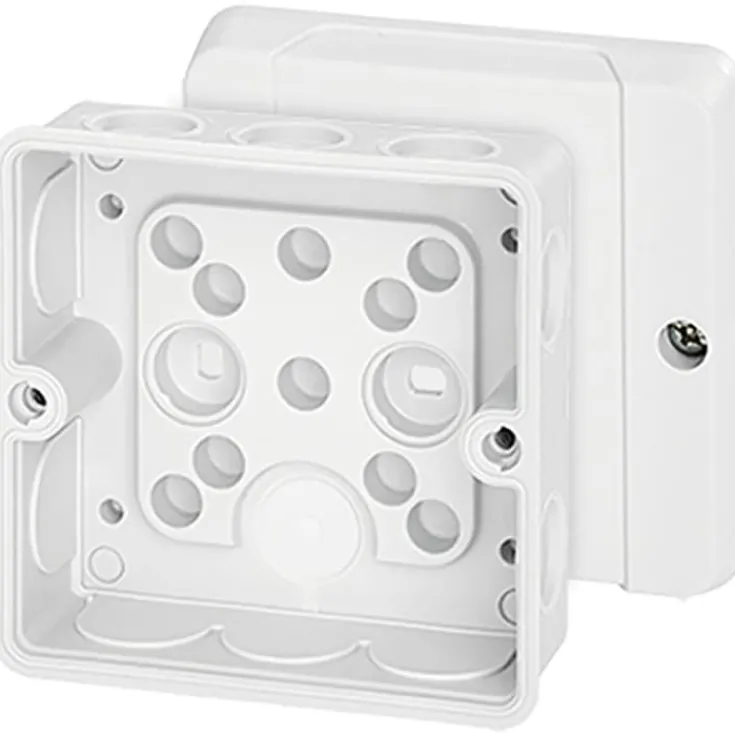 Clearance 5 stk DE9321 membrandåse, 88x88 mm, Samledåser