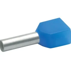 Sale 100 stk isoleret dobbelt terminalrør, kobber, 2 x 2,5 mm², 21,5 mm Kabelsko, Terminalrør Og Pressemuffer