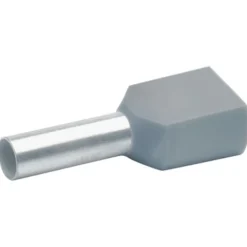 100 stk isoleret dobbelt terminalrør, kobber, 2 x 4,0 mm², 23 mm Kabelsko, Terminalrør Og Pressemuffer
