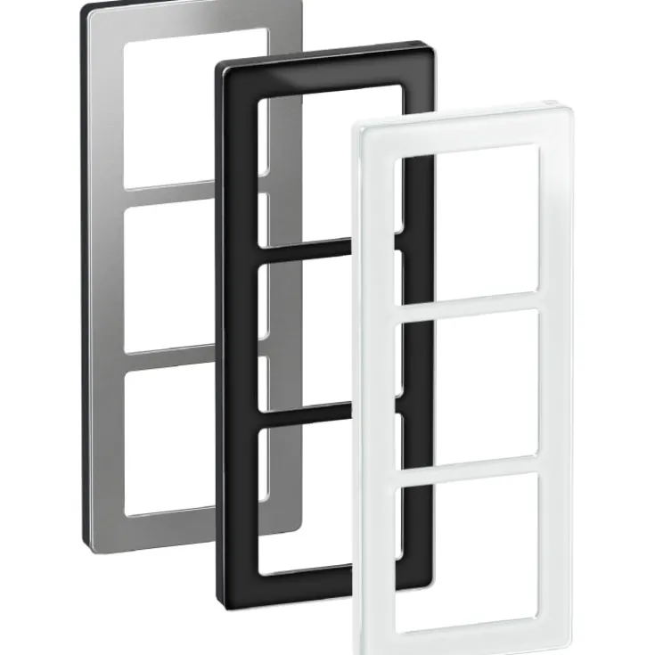 Outlet 10 stk LK Fuga Pure 66 designramme, 3 modul, Rammer|Fuga Rammer