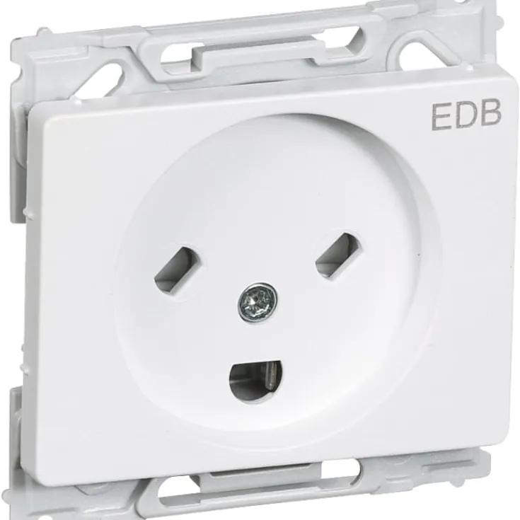 Clearance 10 stk LK Opus 66 EDB Stikkontakt m/jord Stikkontakter