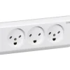 Online 10 stk LK Opus 66 tripel EDB stikkontakt med jord, 2½ modul Stikkontakter