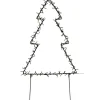 Online 2 stk metal juletræ med lys, 75 cm Julepynt Med Lys