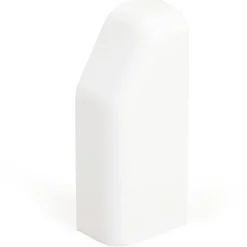 New 10 stk højre endestykke, SL 20/70 mm, perlegrå Kabelkanaler