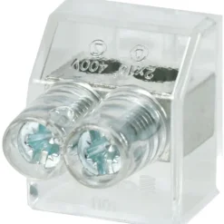 Clearance 100 stk samlemuffe dobbelt, PZ1, 10 mm² Samlemuffer