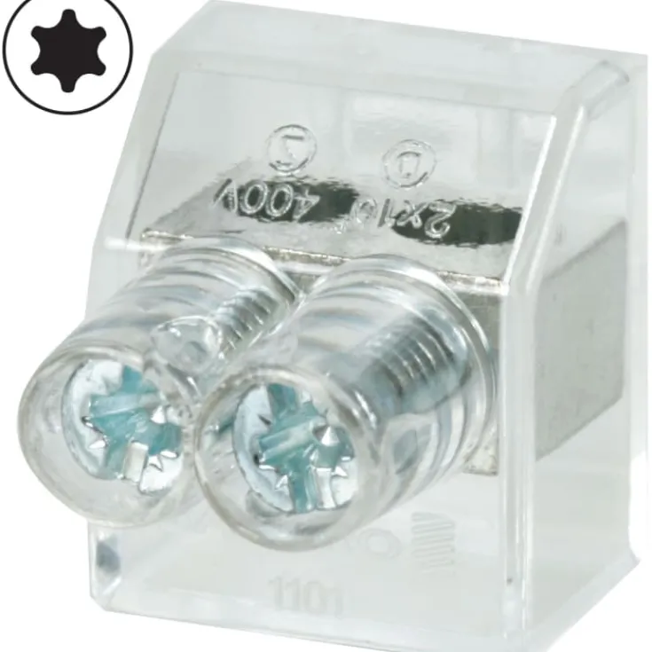 Hot 100 stk Sampro samlemuffe TX10, 2x10 mm² Samlemuffer