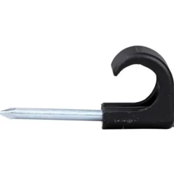 New 100 stk kabelclips, sort, 5-7/20 mm Schneider Electric|Kabelclips- & Bøjler