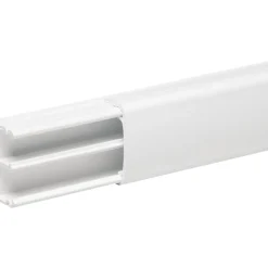 Clearance 20 stk OptiLine mini kabelkanal, 2 rum, 18x35 mm, 2,1 meter Kabelkanaler