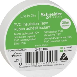 Hot 8 stk Schneider PVC isoleringstape, 19 mm x 20 m, Tape