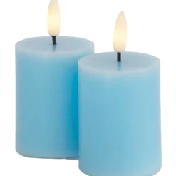 Hot 10 stk Sille LED bloklys, batteri, Sirius|Kunstige Stearinlys