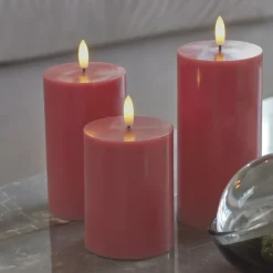 10 stk Sille LED bloklys, batteri, Sirius|Kunstige Stearinlys