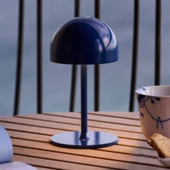Outlet 4 stk Tim genopladelig bordlampe, blå, Udendørs Bordlamper|Udendørs Batterilamper