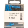 Best 5 stk Skruer m. plugs, sort, 10 stk. Skruer & Søm