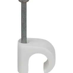Sale 100 stk kabelclips 7-10/25 mm, hvid Kabelclips- & Bøjler