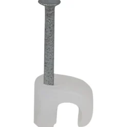 Hot 100 stk kabelclips 3-5/16 mm, natur Kabelclips- & Bøjler