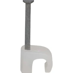 Online 100 stk kabelclips 4-6/20 mm, natur Kabelclips- & Bøjler