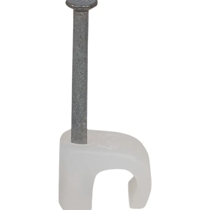 Online 100 stk kabelclips 4-6/20 mm, natur Kabelclips- & Bøjler