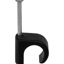 Hot 100 stk kabelclips 10-14/30 mm, sort Kabelclips- & Bøjler