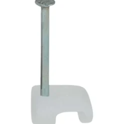 New 100 stk kabelclips 2x4/16 mm, natur Kabelclips- & Bøjler