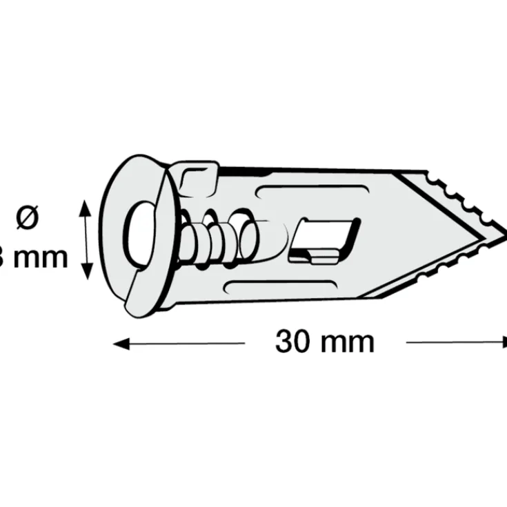 Online 50 stk Speedx plugs til gips, 9-13 mm Plugs & Kroge