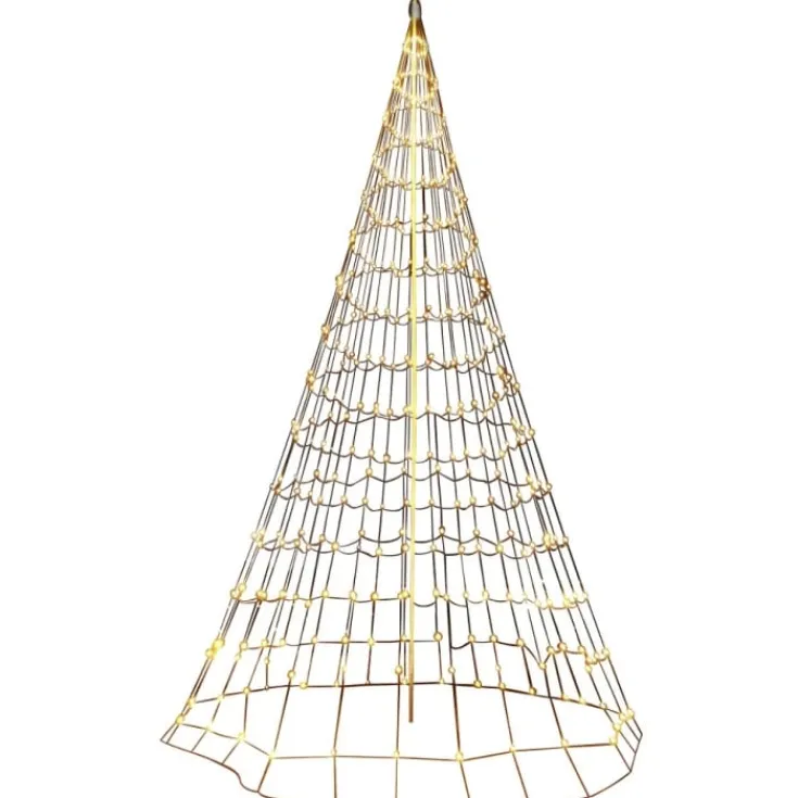 Best 2 stk udendørs lysnet til flagstang, 720 lys, 12 meter Udendørs Julelys
