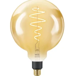 Sale 2 stk E27 globepære, 2000K-5000K, 6W, Ø20 cm Lyskilder|Led Pærer