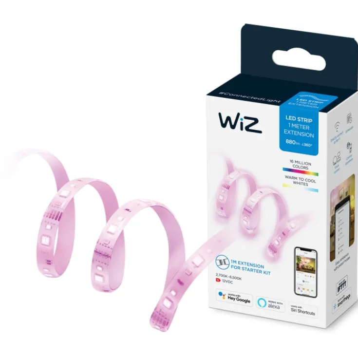 6 stk LED strip, 1 meter, forlængersæt Led Strips|Wiz