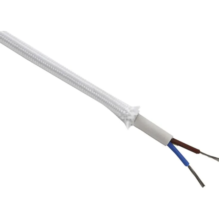 Sale Stofledning opmålt 2x0,75, hvid Stofledninger
