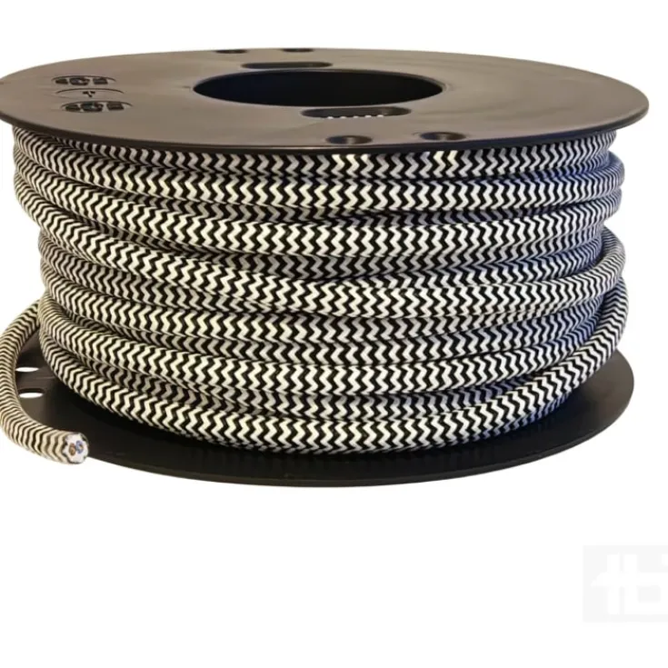 New stofledning, 2x0,75 mm², , metervare Stofledninger