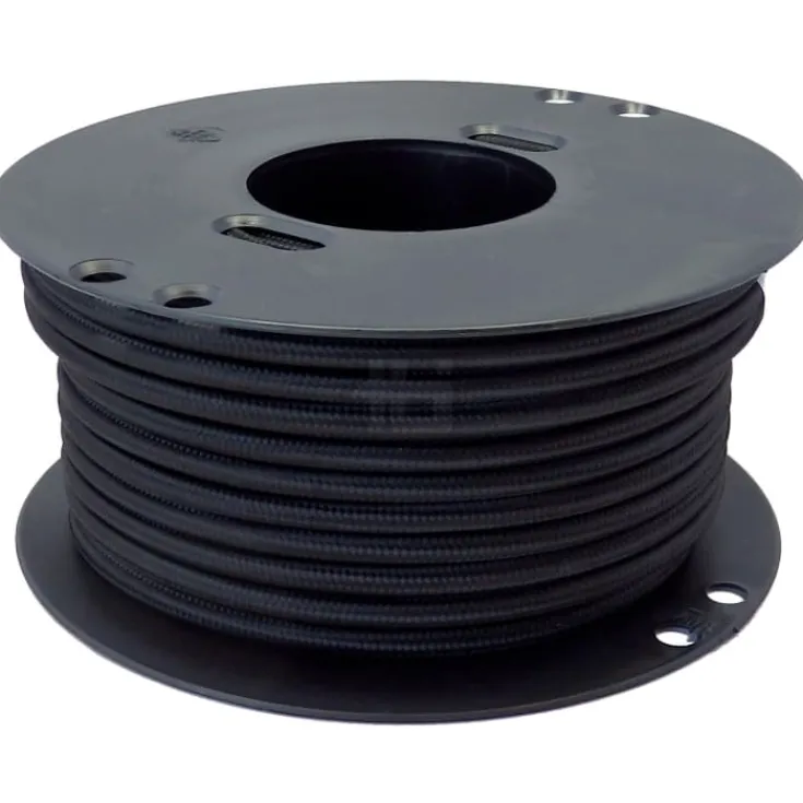 Discount stofledning, 2x0,75 mm², , metervare Stofledninger