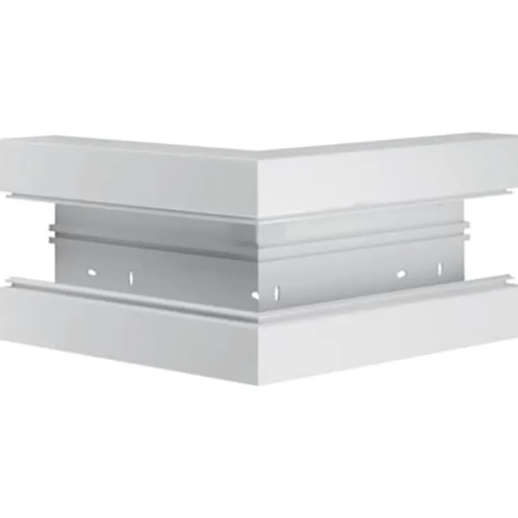 Clearance BR udvendigt hjørnestykke til installationskanal, 70/130 mm, perlehvid Kabelkanaler