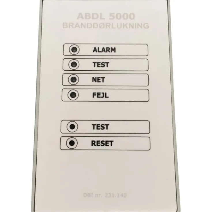 Clearance ABDL 5000 brandalarm pakke m/ detektor, magnet og afbryder Røgalarmer & Brandsikring