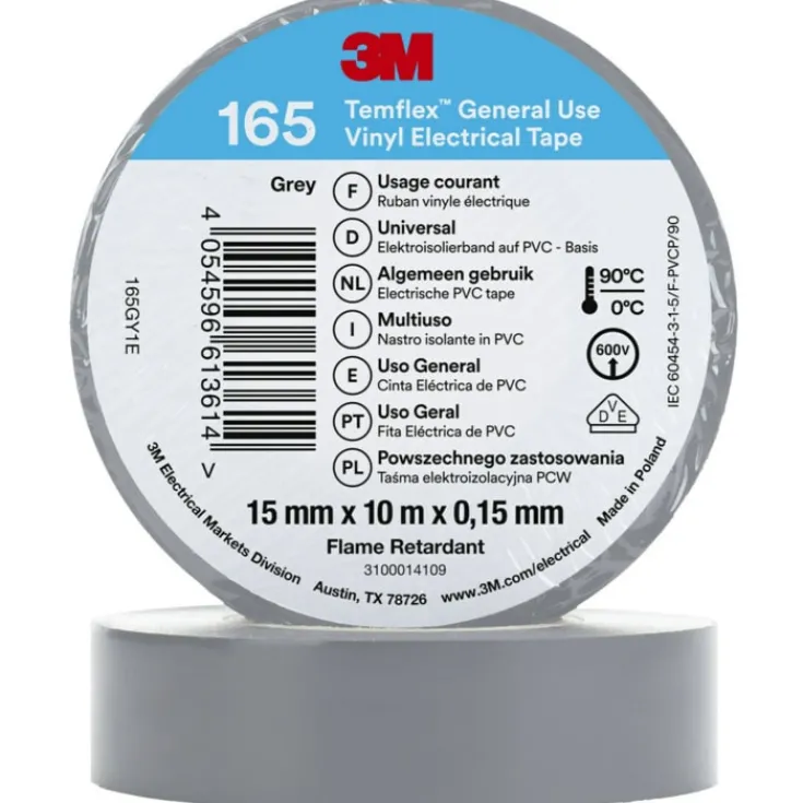 Best Temflex EL Vinyltape 165, 15mmx10m, Tape