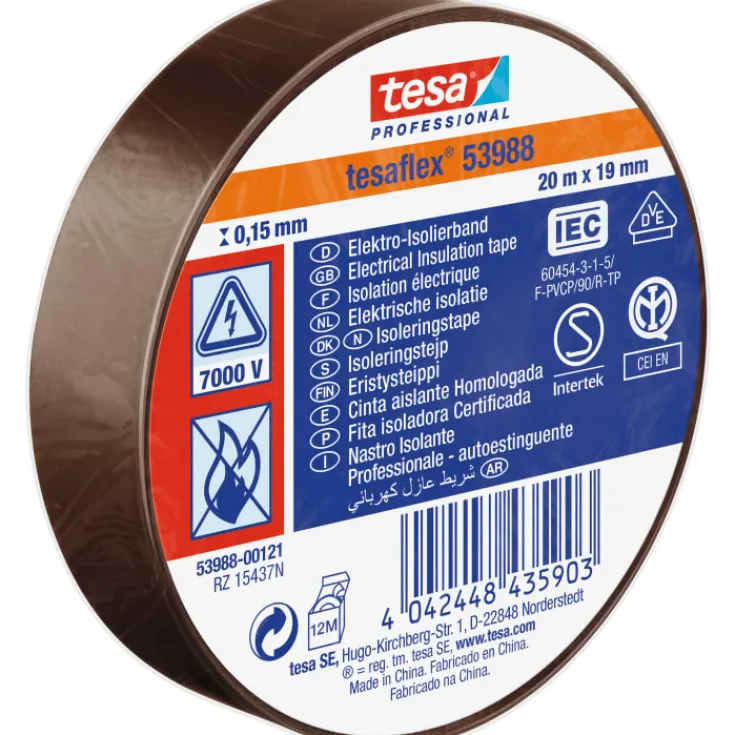 Sale isoleringstape, brun, Tape