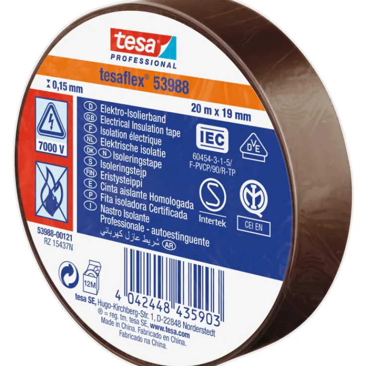 Sale isoleringstape, brun, Tape