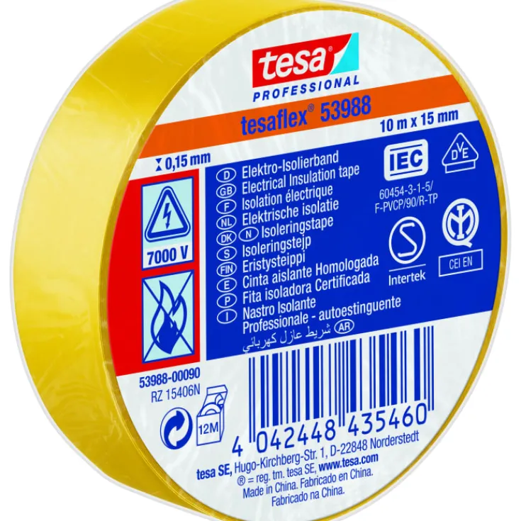 Clearance isoleringstape, gul, Tape