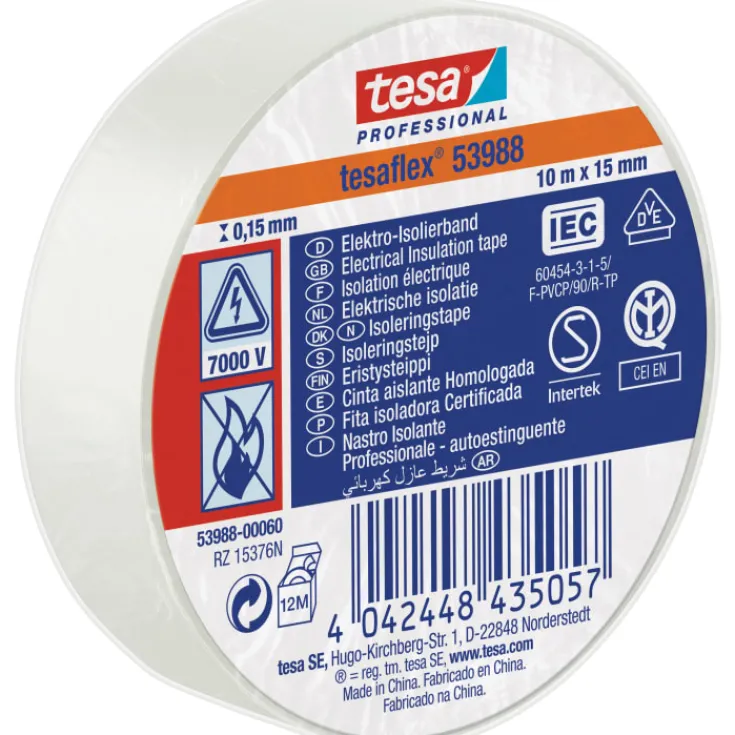 Sale isoleringstape, hvid, Tape