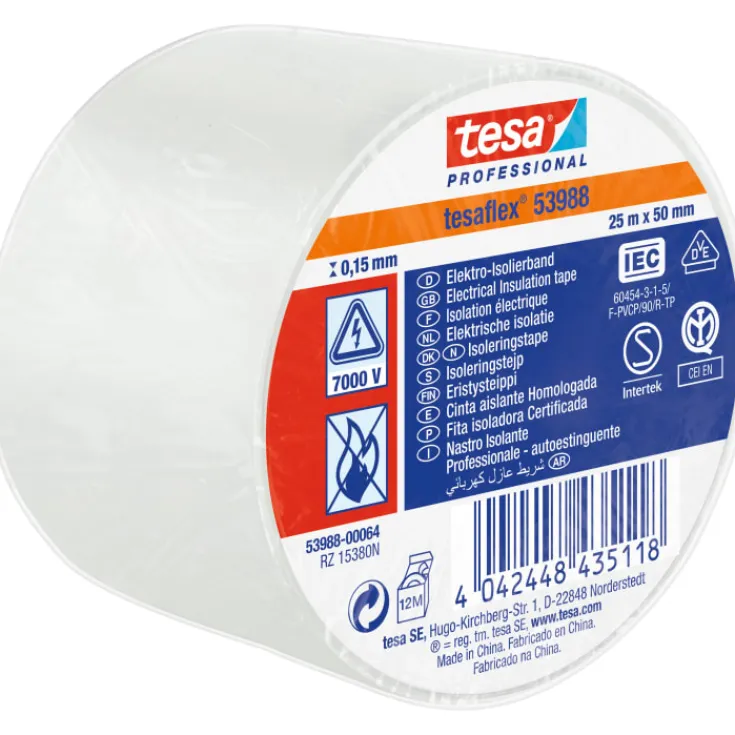 Sale isoleringstape, hvid, Tape