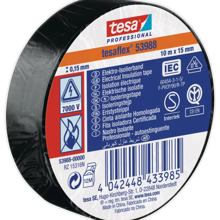 New isoleringstape, sort, Tape